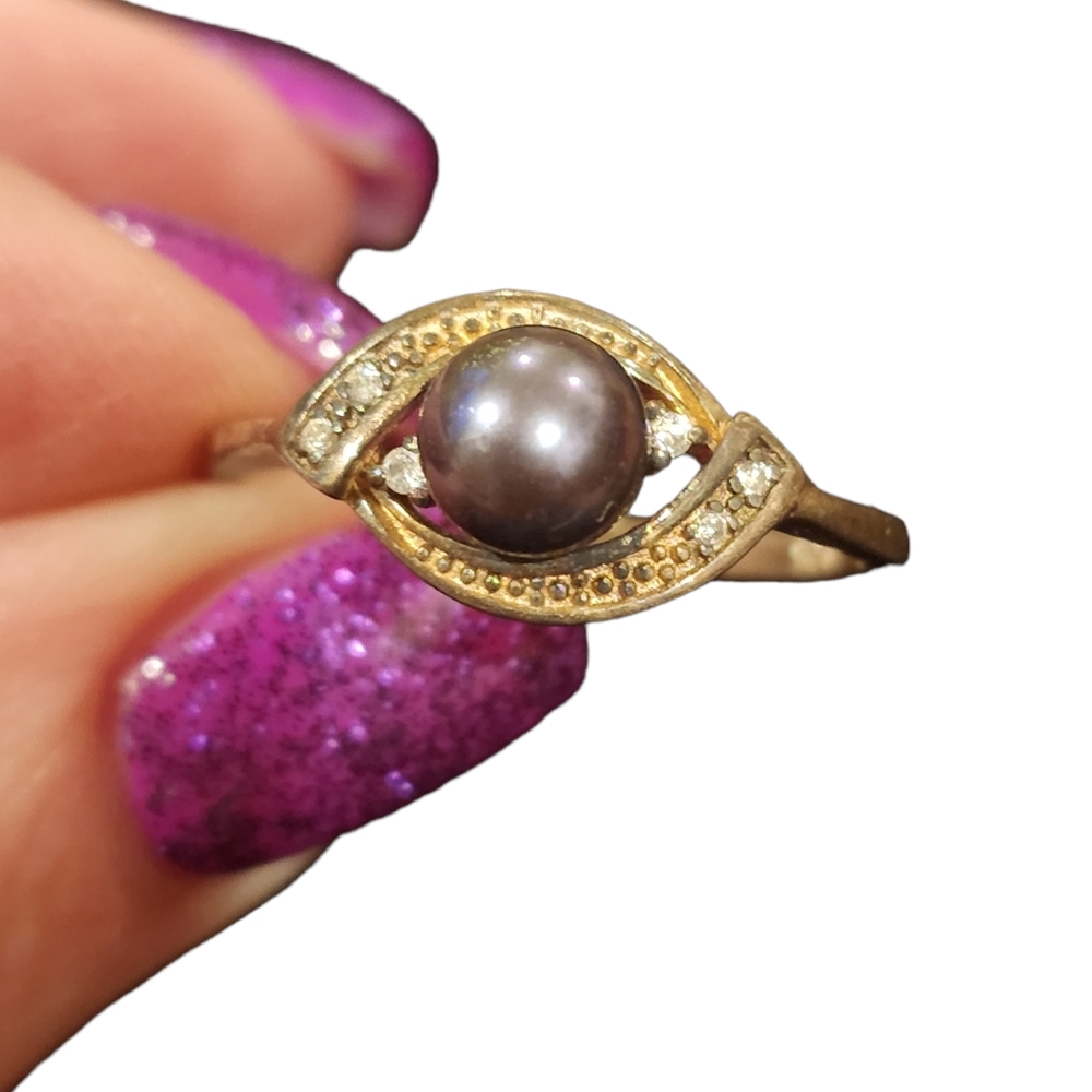 Sterling‎ silver NVC ring